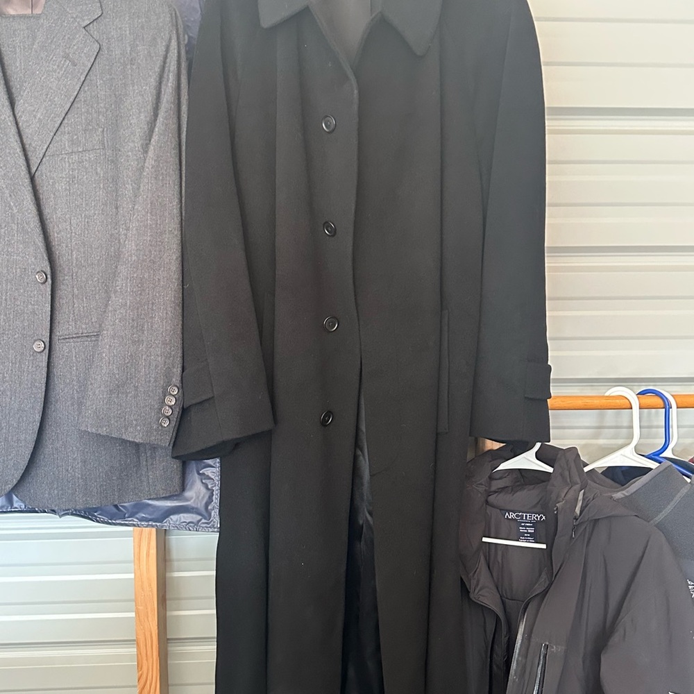 Saks Fifth Avenue Classic Black Coat